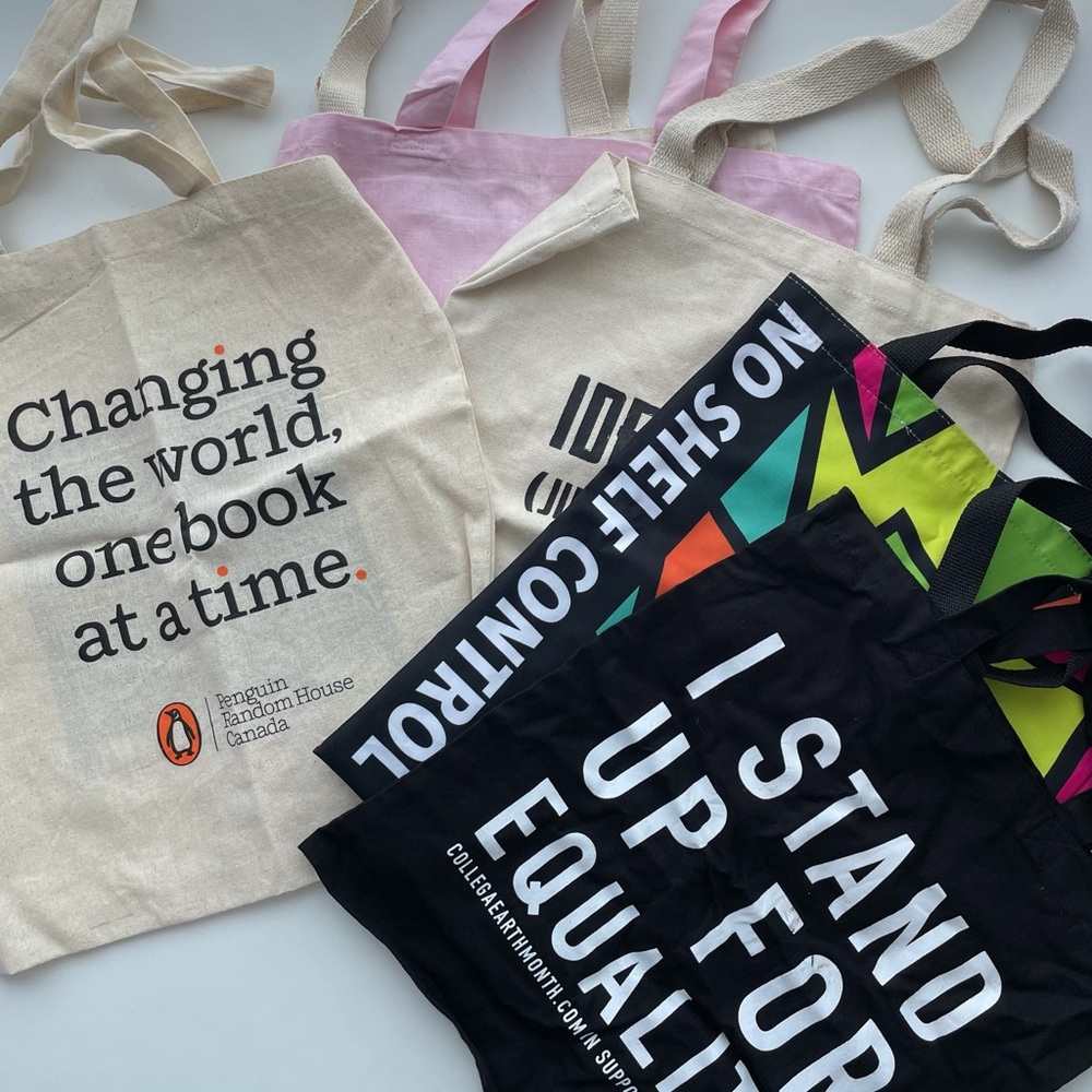 FREE with purchase - your choice of a tote!